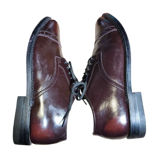 Executive Imperials Style‎ 607502 Reddish Brown Leather Cap Toe Oxfords Size 8EE